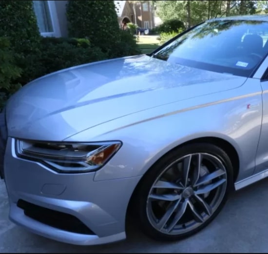 Ceramic coated black car
